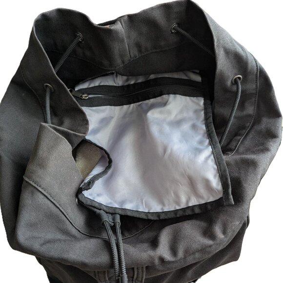 Timberland Large Black Canvas Backpack - Picture 5 of 11